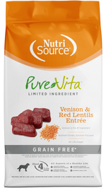 Voir l’image dans la galerie, NutriSource PureVita - Chien Venaison et Lentilles - Nourriture Sèche à Ingrédients Limités Sans Grains pour Chiens