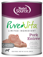 Voir l’image dans la galerie, NutriSource PureVita - Chien Pâté de Porc à Ingrédients Limités - Nourriture Humide Sans Grains pour Chiens en Tetra Pak