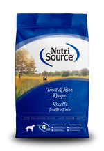 Voir l’image dans la galerie, NutriSource - Chien Adulte Truite et Riz - Nourriture Sèche pour Chiens