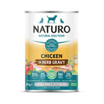Voir l’image dans la galerie, Naturo - Chien Poulet, Fruits et Légumes dans une Sauce aux Herbes - Nourriture Humide Sans Grains pour Chiens
