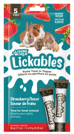 Voir l’image dans la galerie, Living World - Lickables Fraise - Gâteries pour Rongeurs