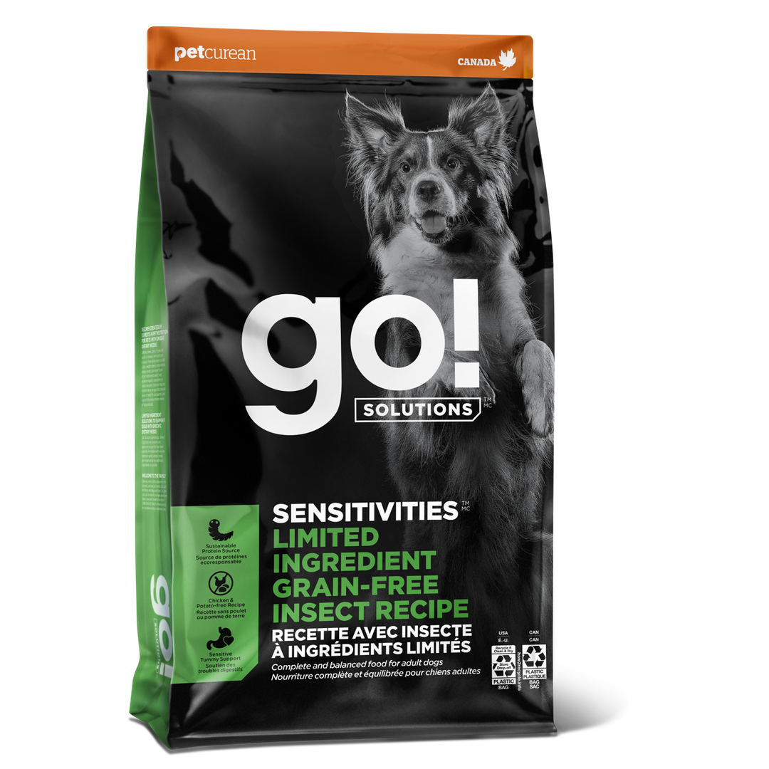GO! SENSITIVITIES LID Chien Insecte SG 10kg