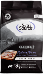 Voir l’image dans la galerie, NutriSource Element Series - Chien Upland Stream Caille, Lapin et Truite - Nourriture Sèche Sans Grains pour Chiens
