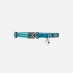 Voir l’image dans la galerie, CLOE CLUZO Chat Collier Réfléchissant Ajustable Turquoise Vif