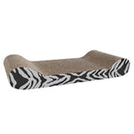 Voir l’image dans la galerie, Catit Style - Griffoir en Carton Ondulé en Forme de Chaise Longue avec Herbe à Chat (45 x 19 x 7.3 cm)