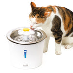 Voir l’image dans la galerie, CATIT Abreuvoir Fleur/Dessus Acier Inox 3L