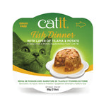 Voir l’image dans la galerie, *CATIT DINNER Chat Poisson, Tilapia & Patates en Sauce 80g