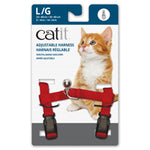 Voir l’image dans la galerie, *CATIT Harnais Nylon L 10-16" Rouge