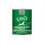 Voir l’image dans la galerie, NutriSource Choice - Chien Pâté Poulet et Orge - Nourriture Humide pour Chiens