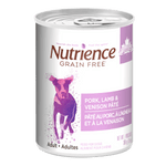 Voir l’image dans la galerie, Nutrience Sans Grains - Chien Adulte Pâté de Porc, Agneau et Venaison - Nourriture Humide pour Chiens
