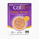 Voir l’image dans la galerie, Catit Divine Shreds - Thon avec Shirasu et Patate Douce en Bouillon - Nourriture Humide Sans Grains pour Chats en Sachet