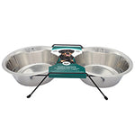 Voir l’image dans la galerie, *DOGIT Ensemble 2 Bols Inox 2x68oz XL