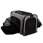 Voir l’image dans la galerie, DOGIT EXPLORER Sac Transport Extensible Gris/Noir