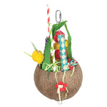 Voir l’image dans la galerie, *SMART PLAY Jouet Perroquets Noix de Coco Festive