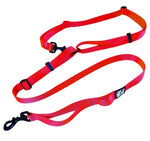 Voir l’image dans la galerie, CHIEN BLANC Laisse Multi-Snaphook Rouge