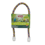 Voir l’image dans la galerie, LW Perchoir Knot-A-Rope en Coton Multicolore 0.6x26" pour Oiseaux