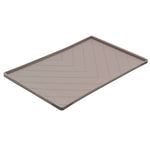 Voir l’image dans la galerie, Messy Mutts - Tapis à Bols Antidérapant à Nervures en Chevron - Tapis pour Bols de Chiens