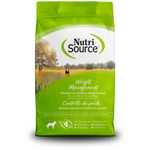 Voir l’image dans la galerie, NutriSource Grains Santé - Gestion du Poids, Poulet et Poulet - Nourriture Sèche pour Chiens