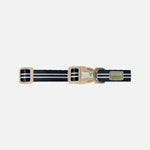 Voir l’image dans la galerie, PETITE PISTACHE Collier Motif Rayé Noir XS
