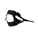 Voir l’image dans la galerie, CHIEN BLANC Ceinture Double Traction S/M Noir