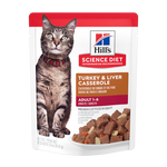 Voir l’image dans la galerie, Hill's Science Diet - Casserole de Dinde et Foie en Sauce - Nourriture Humide pour Chats Adultes 1-6 Ans en Sachet