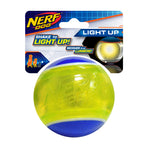 Voir l’image dans la galerie, Nerf Dog - Balle de Tennis Blaze à DEL Bleu et Vert - Jouet à Lancer et à Rapporter pour Chiens, 8.3 cm