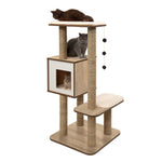 Voir l’image dans la galerie, Catit Vesper - Arbre à Chat - Meuble V-High Base en Bois (56 x 56 x 121.5 cm)
