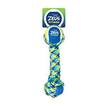 Voir l’image dans la galerie, Fitness Zeus - Haltère en Corde et en TPR avec Balle de Tennis 30.5 cm - Jouet à Rapporter ou à Tirer pour Chiens