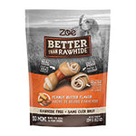 Voir l’image dans la galerie, Zoë Better Than Rawhide - Mini Os Saveur de Beurre d'Arachide - Gâteries Sans Cuir Brut pour Chiens