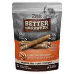 Voir l’image dans la galerie, Zoë Better Than Rawhide - Bâtonnets Saveur de Beurre d'Arachide - Gâteries Sans Cuir Brut pour Chiens