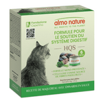 Voir l’image dans la galerie, Almo Nature HQS Formule Soutien - Système Digestif, Maquereau et Épinards en Sauce - Nourriture Humide pour Chats Adultes