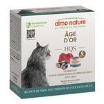 Voir l’image dans la galerie, Almo Nature HQS Formule Soutien - Âge d'Or, Thon et Poisson de l'Océan en Sauce - Nourriture Humide pour Chats Seniors