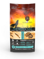 Voir l’image dans la galerie, Ambrosia - Sensible, Légère, Stérilisé, Dinde et Saumon - Nourriture Sèche avec Sans Grains pour Chiens Senior de Minis et Petites Races