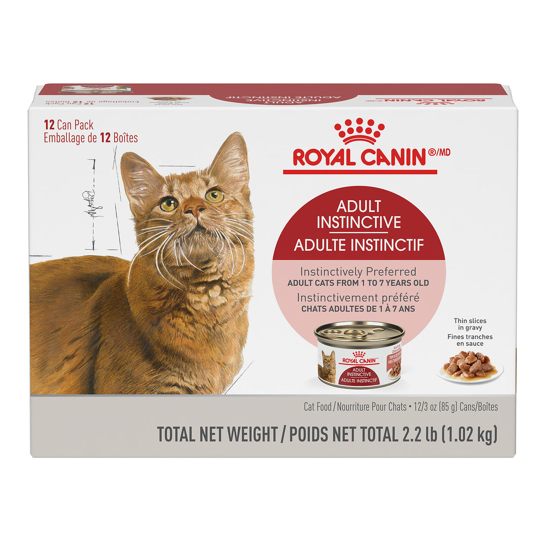 ROYAL CANIN Chat Adulte Instinctif, Tranche en Sauce 12 x 85g