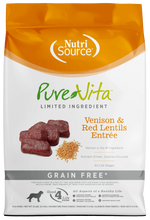 Voir l’image dans la galerie, NutriSource PureVita - Chien Venaison et Lentilles - Nourriture Sèche à Ingrédients Limités Sans Grains pour Chiens
