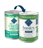 Voir l’image dans la galerie, Blue Basics - Soin Peau et Estomac - Agneau et Pomme de Terre - Nourriture Humide à Ingrédients Limités pour Chiens