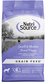 Voir l’image dans la galerie, NutriSource - Chiot Petite et Moyenne Race Dinde et Poisson Blanc - Nourriture Sèche Sans Grains pour Chiens