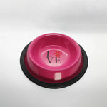 Voir l’image dans la galerie, *BAXTER & STELLA Chat Bol Inox Antidérapant Motif Love 6oz