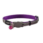 Voir l’image dans la galerie, ROGZ Chat Collier NightCat Oiseaux Violets 8-12"