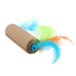 Voir l’image dans la galerie, Ware Pet - Barre à Cloche Ondulée avec Grelot et Plumes - Jouet pour Chats