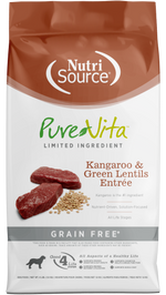 Voir l’image dans la galerie, NutriSource PureVita - Chien Kangourou et Lentilles - Nourriture Sèche à Ingrédients Limités Sans Grains pour Chiens