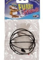 Voir l’image dans la galerie, Catit Furry Friends - Balle en Fil d’Acier avec Souris en Fourrure - Jouet pour Chats