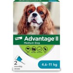 Voir l’image dans la galerie, ADVANTAGE II Moyens Chiens 4.5-11kg x2