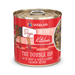 Voir l’image dans la galerie, Weruva Dogs in the Kitchen - Chien "The Double Dip" avec Boeuf et Saumon Sauvage au Jus - Nourriture Humide Sans Grains pour Chiens