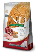Voir l’image dans la galerie, Farmina N&D Grains Ancestraux - Poulet, Épeautre, Avoine et Grenade - Nourriture Sèche pour Chiots Moyennes et Grandes Races