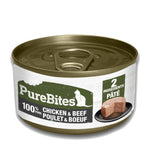 Voir l’image dans la galerie, PureBites - Pâté 100% Pur Poulet et Boeuf - Nourriture Humide Sans Grains pour Chats