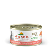 Almo Nature HQS Natural - Chat Saumon au Bouillon - Nourriture Humide pour Chats
