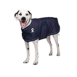 Voir l’image dans la galerie, SHEDROW Glacier Manteau Plaid Bleu Marine S