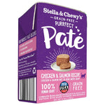 Voir l’image dans la galerie, Stella & Chewy's Purrfect - Pâté de Poulet et Saumon en Sauce au Bouillon d’Os - Nourriture Humide Sans Grains pour Chats en Tetra Pak