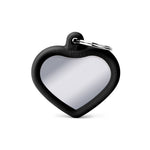 Voir l’image dans la galerie, MFC Hushtag Coeur Aluminium L Chromé/Caoutchou Noir